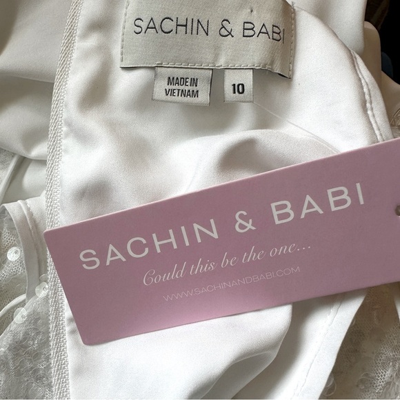 Sachin & Babi Morgan Halter Cut-Out Sequin Slim Maxi Dress - Picture 14 of 16